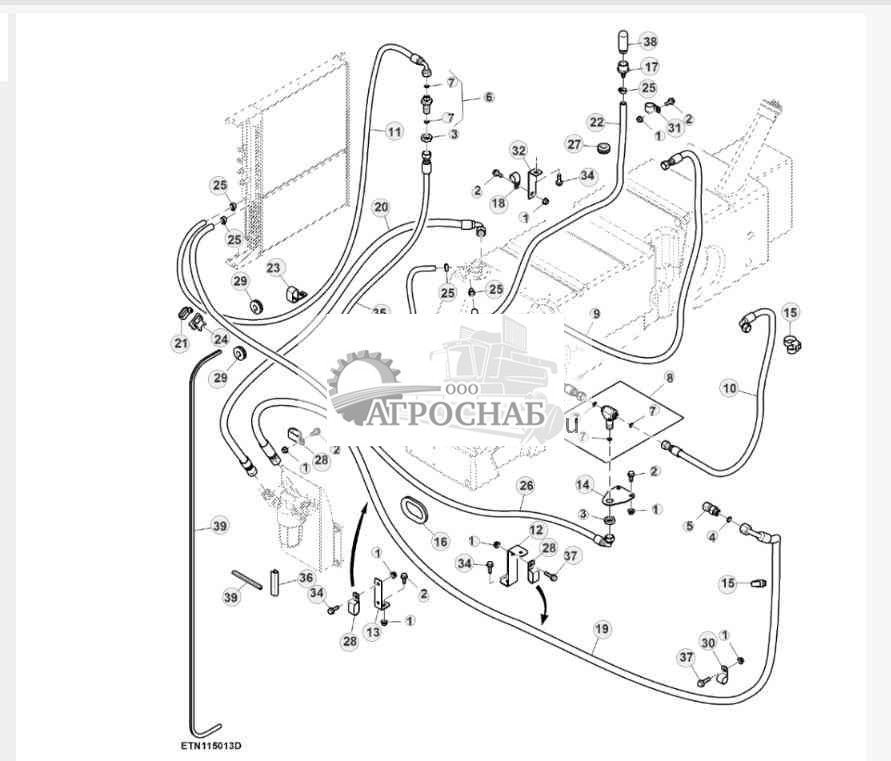 Топливопроводы и шланги, Tier 2 